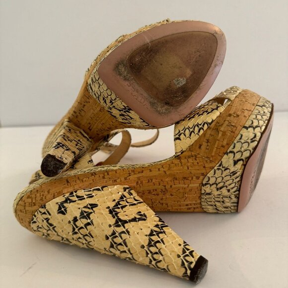 PRADA Snakeskin Platforms - Picture 11 of 16